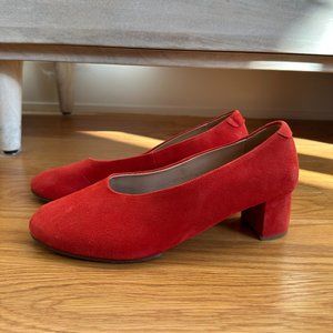 COS Red Ballerina Heels, size 9.5 Lightly used, very good condition